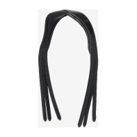 Têtière LeMieux Kudos Contrast Noir / argent Têtière LeMieux Kudos Contrast Noir / argent