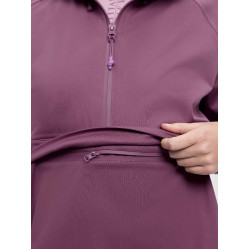 Veste imperméable LeMieux demi-zippée Perri femme Mallow