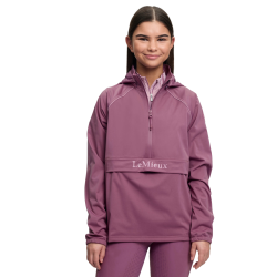Veste imperméable LeMieux Young Rider fermeture éclair trois-quarts Paige Mallow Violet Veste imperméable LeMieux Young Rider fermeture éclair trois-quarts Paige Mallow Violet