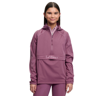Veste imperméable LeMieux Young Rider fermeture éclair trois-quarts Paige Mallow