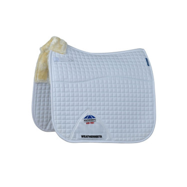 Tapis de dressage Weatherbeeta Prime Air-Tec Comfy Fleece Blanc / naturel