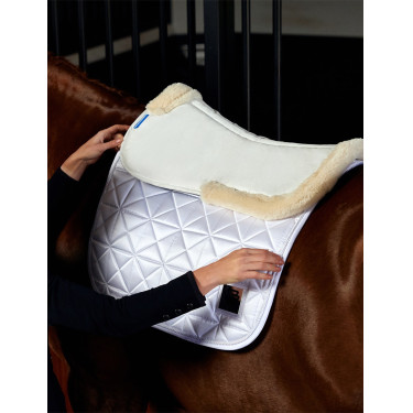 Amortisseur Weatherbeeta mémoire de forme Comfort Fleece Edged Blanc