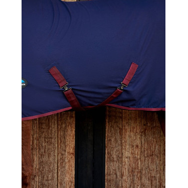 Chemise coton Weatherbeeta Marine / bordeaux Bleu