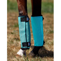 Guêtres anti-mouches ComFiTec Dura-mesh Turquoise / noir Bleu Guêtres anti-mouches ComFiTec Dura-mesh Turquoise / noir Bleu
