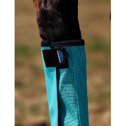 Guêtres anti-mouches ComFiTec Dura-mesh Turquoise / noir Bleu Guêtres anti-mouches ComFiTec Dura-mesh Turquoise / noir Bleu