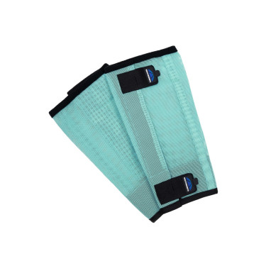 Guêtres anti-mouches ComFiTec Dura-mesh Turquoise / noir Bleu Guêtres anti-mouches ComFiTec Dura-mesh Turquoise / noir Bleu