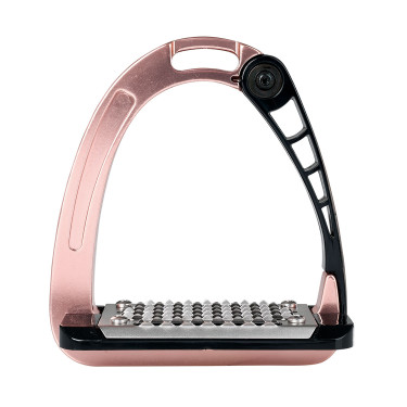 Étriers Acavallo Arena Alupro Junior Rose fantôme Gris