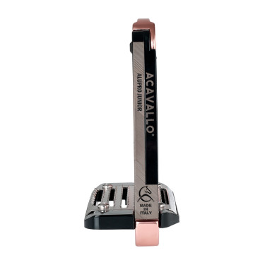 Étriers Acavallo Arena Alupro Junior Rose fantôme Gris