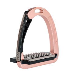 Étriers Acavallo Arena Alupro Junior Rose fantôme Gris