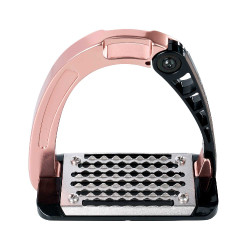 Étriers Acavallo Arena Alupro Junior Rose fantôme Gris