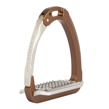 Étriers Arena Aluplus 2.0 Acavallo Bronze / titanium solaire Gris