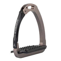 Étriers Arena Aluplus 2.0 Acavallo Titanium / noir Gris