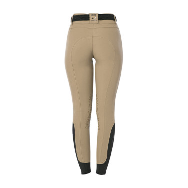 Pantalon d’équitation femme Equestro grip genoux taille haute Encens Beige Pantalon d’équitation femme Equestro grip genoux taille haute Encens Beige