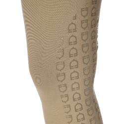 Pantalon d’équitation femme Equestro grip genoux taille haute Encens Beige Pantalon d’équitation femme Equestro grip genoux taille haute Encens Beige