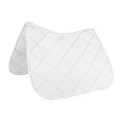 Tapis de dressage Equestro en tissu technique Blanc / blanc