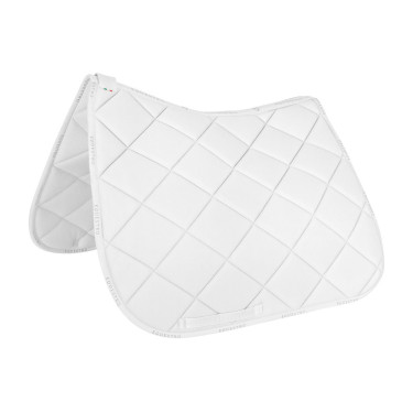 Tapis de dressage Equestro en tissu technique Blanc / blanc