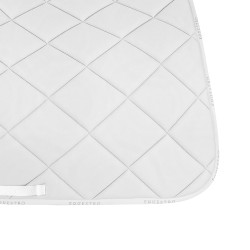 Tapis de dressage Equestro en tissu technique Blanc / blanc
