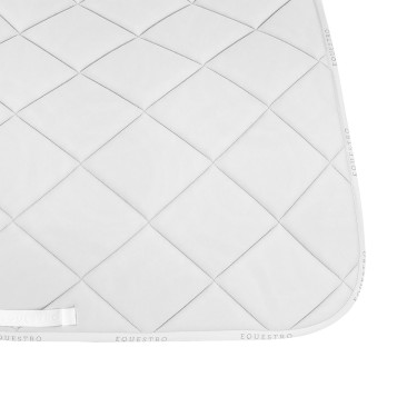 Tapis de dressage Equestro en tissu technique Blanc / blanc