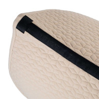 Tapis de dressage Equestro matelassé cube Oxford tan Rose