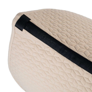 Tapis de dressage Equestro matelassé cube Oxford tan Rose