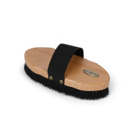 Brosse douce Premium Shires Ezi-Groom Bois Beige
