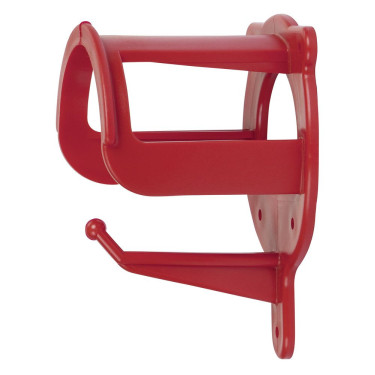 Porte-bridon Kerbl en plastique Rouge Porte-bridon Kerbl en plastique Rouge