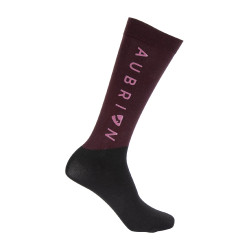 Chaussettes Eltar enfant Shires Aubrion Noir cerise