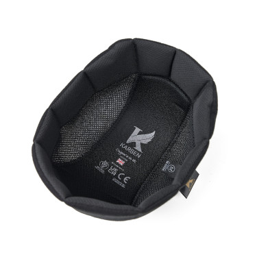 Doublure de casque Ellipse Shires Karben Noir