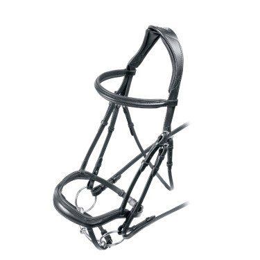 Bridon ergonomique à muserolle française Shires Velociti Rapida Bridon ergonomique à muserolle française Shires Velociti Rapida