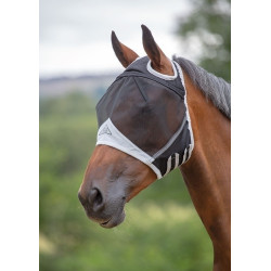 Masque anti mouches Shires avec trou oreilles FlyGuard Pro