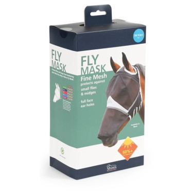 Masque anti mouches avec protection nez Shires sans oreilles FlyGuard Pro Masque anti mouches avec protection nez Shires sans oreilles FlyGuard Pro