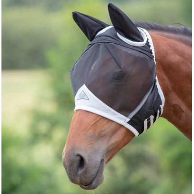 Masque anti mouches oreilles Shires Noir