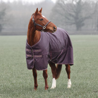 Couverture d'extérieur 100 Shires Typhoon Noir cerise