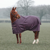 Couverture d'extérieur 100 Shires Typhoon Noir cerise