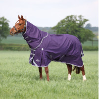 Couverture d'extérieur Original 100 + couvre-cou Shires Highlander Prune Violet Couverture d'extérieur Original 100 + couvre-cou Shires Highlander Prune Violet