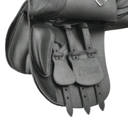 Selle Bates Mixte Cair® troussequin carré Noir Selle Bates Mixte Cair® troussequin carré Noir