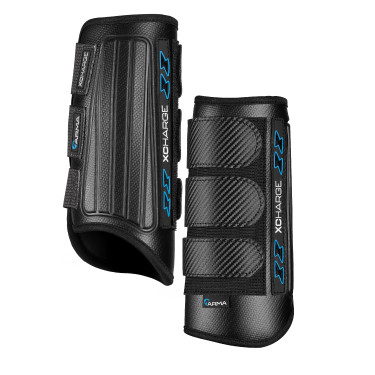 Guêtres de cross Carbon antérieurs Shires Arma