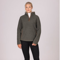 Polaire demi-zip Core Shires Aubrion Vert Polaire demi-zip Core Shires Aubrion Vert