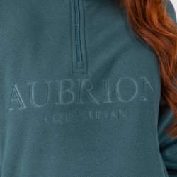 Polaire quart de zip Equestrian Shires Aubrion Thym Vert