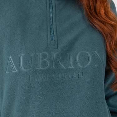 Polaire quart de zip Equestrian Shires Aubrion Thym Vert