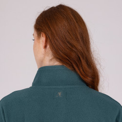 Polaire quart de zip Equestrian Shires Aubrion Thym Vert