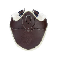 Sangle bavette Elite Shires Velociti Lusso Havane Marron Sangle bavette Elite Shires Velociti Lusso Havane Marron