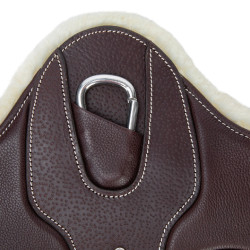 Sangle bavette Elite Shires Velociti Lusso Havane Marron Sangle bavette Elite Shires Velociti Lusso Havane Marron