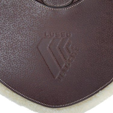 Sangle bavette Elite Shires Velociti Lusso Havane Marron Sangle bavette Elite Shires Velociti Lusso Havane Marron