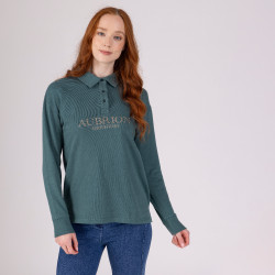 Sweat à boutons Equestrian Shires Aubrion Thym Vert
