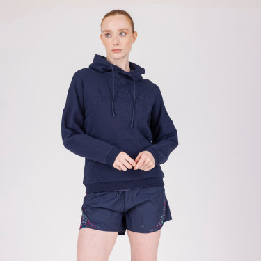 Sweat à capuche React Shires Aubrion Minuit Bleu