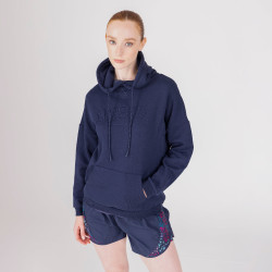 Sweat à capuche React Shires Aubrion Minuit Bleu