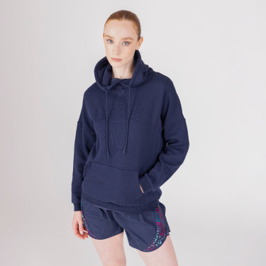 Sweat à capuche React Shires Aubrion Minuit Bleu