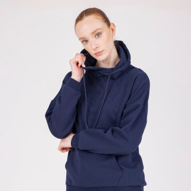 Sweat à capuche React Shires Aubrion Minuit Bleu