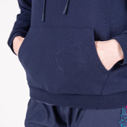 Sweat à capuche React Shires Aubrion Minuit Bleu